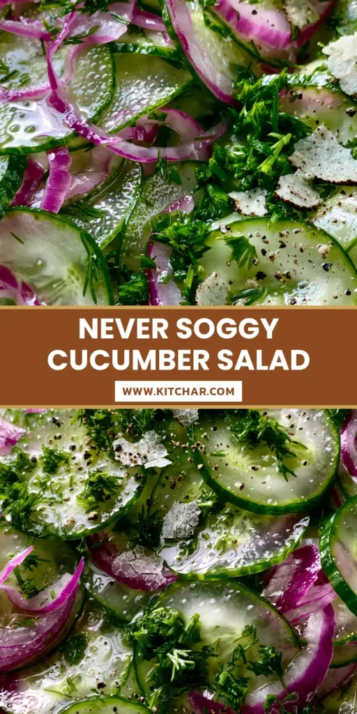 Vinegar Cucumber Salad: The Ultimate Crisp and Tangy Summer Side Dish 4 A vibrant Vinegar Cucumber Salad with translucent slices and fresh dill in a white bowl. (vinegar cucumber salad)